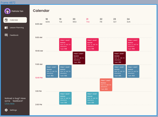 Calendar Design